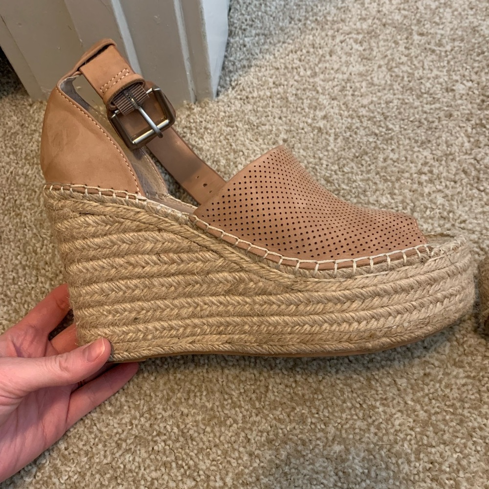 Marc Fisher Perforated Adalyn Wedge
